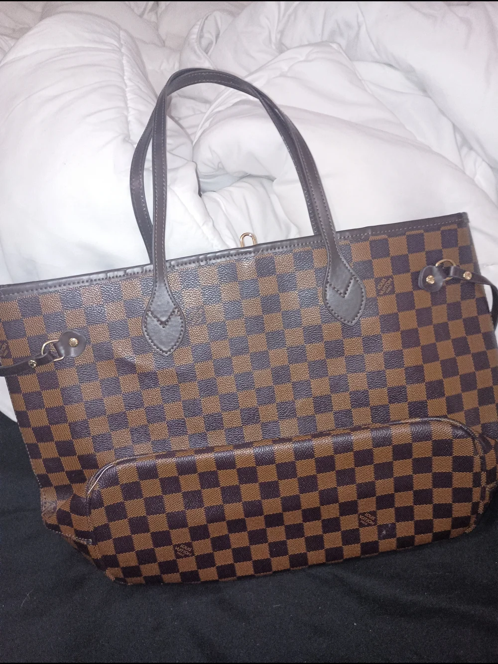 Louis Vuitton Checked Purse